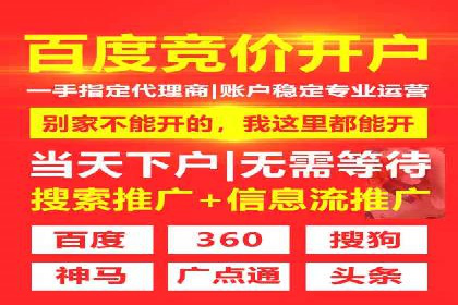 竞价开户推广案例数据解读